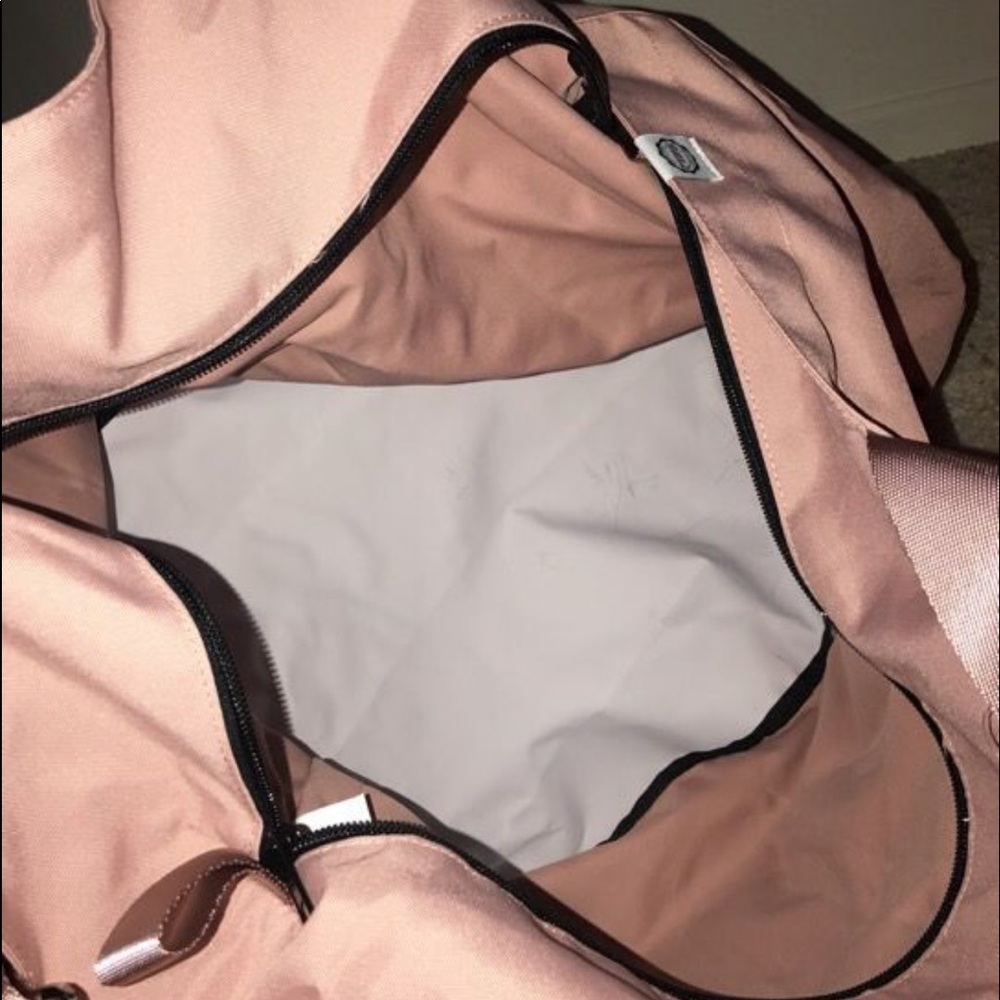 pink tote bag
